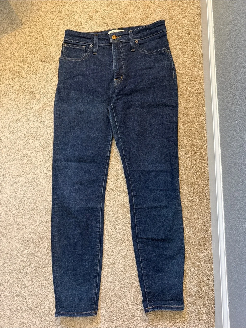 Madewell Petite Curvy High-Rise Skinny Jeans Size 27P